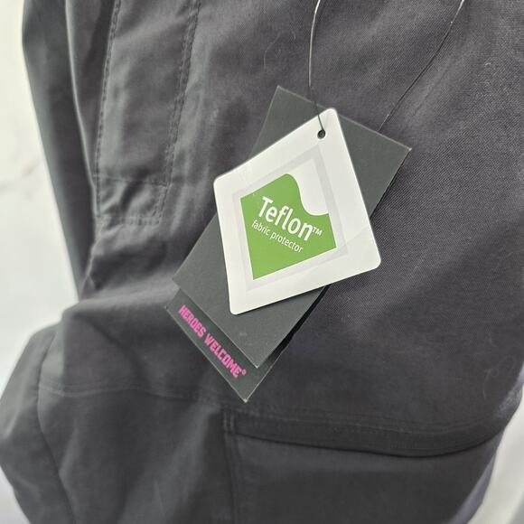 LAPG Pants Womens 2 Short Gray Ripstop Teflon BFE Stretch Charcoal Mid Rise NEW - Picture 10 of 15